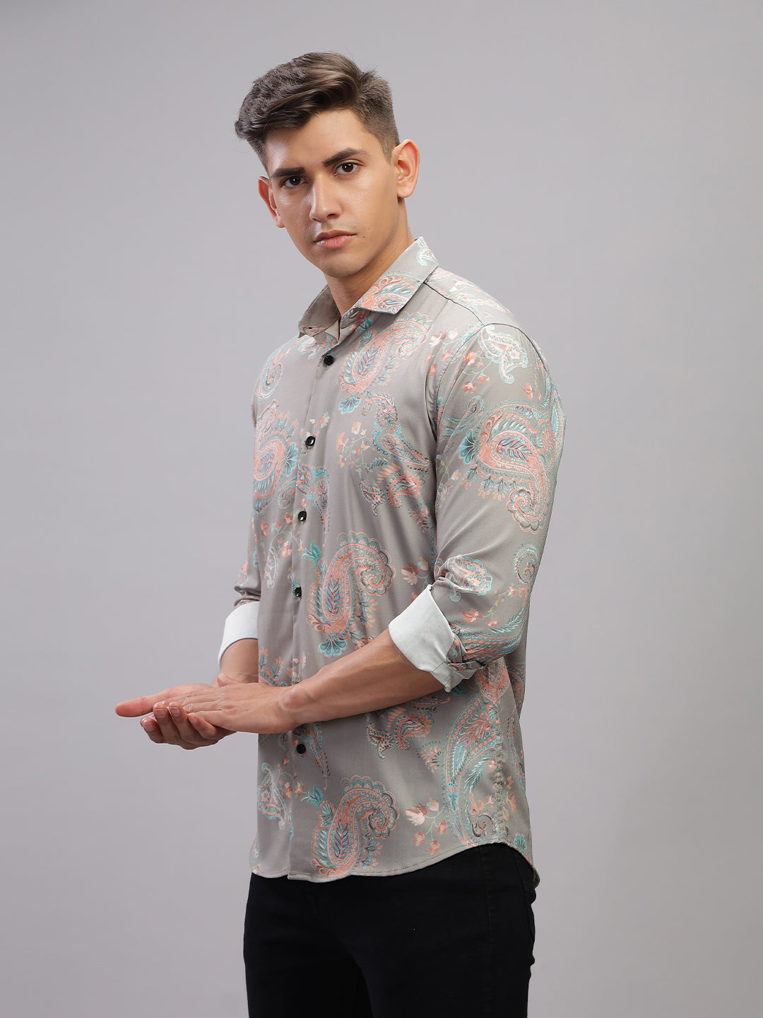 Paisley Grey Shirt