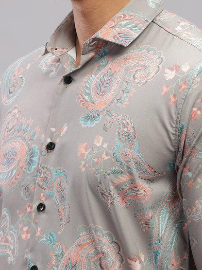 Paisley Grey Shirt