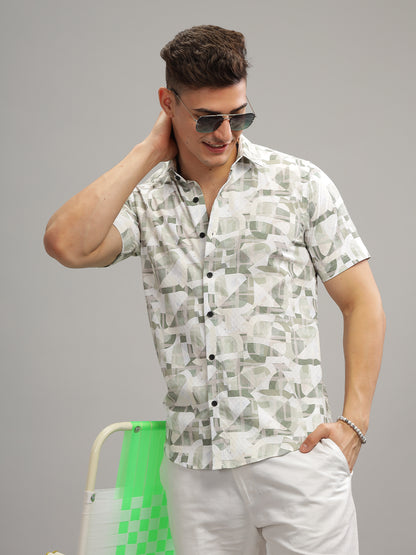 Debar Beige Waffle Shirt