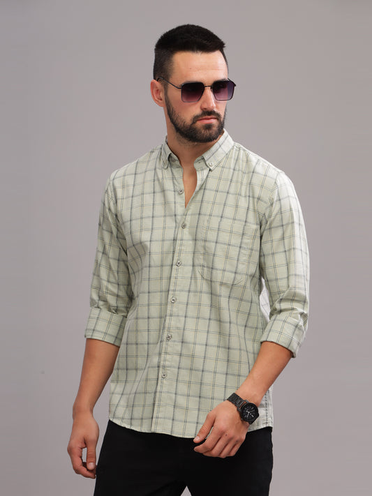 Tabor Grey Checks Shirt