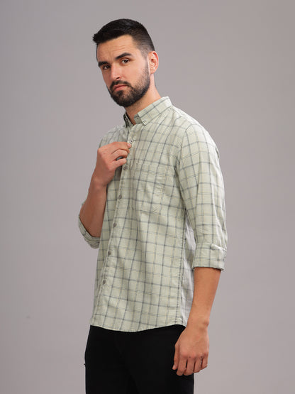 Tabor Grey Checks Shirt