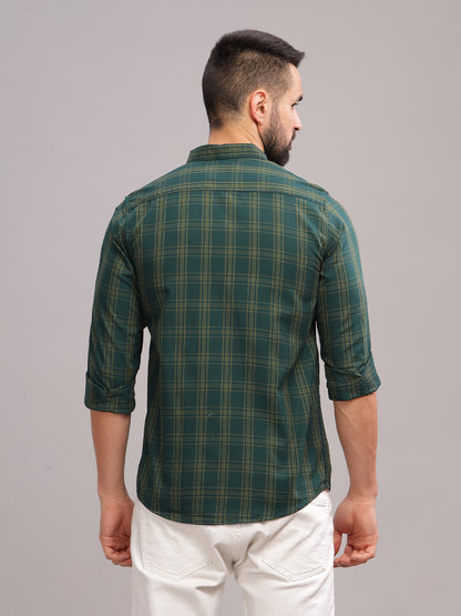 Yalta Green Checks Shirt