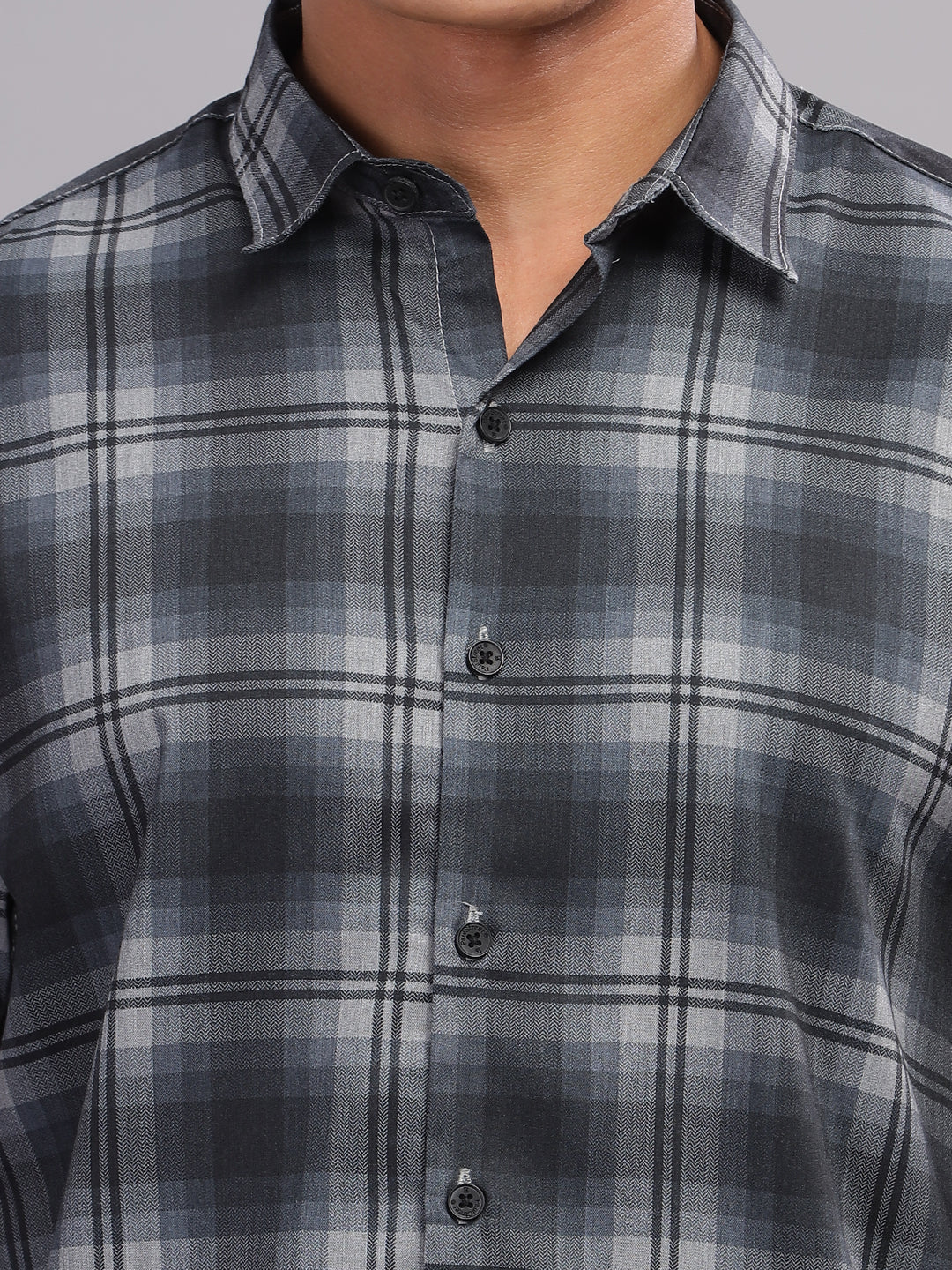 Cusco Black Checks Shirt