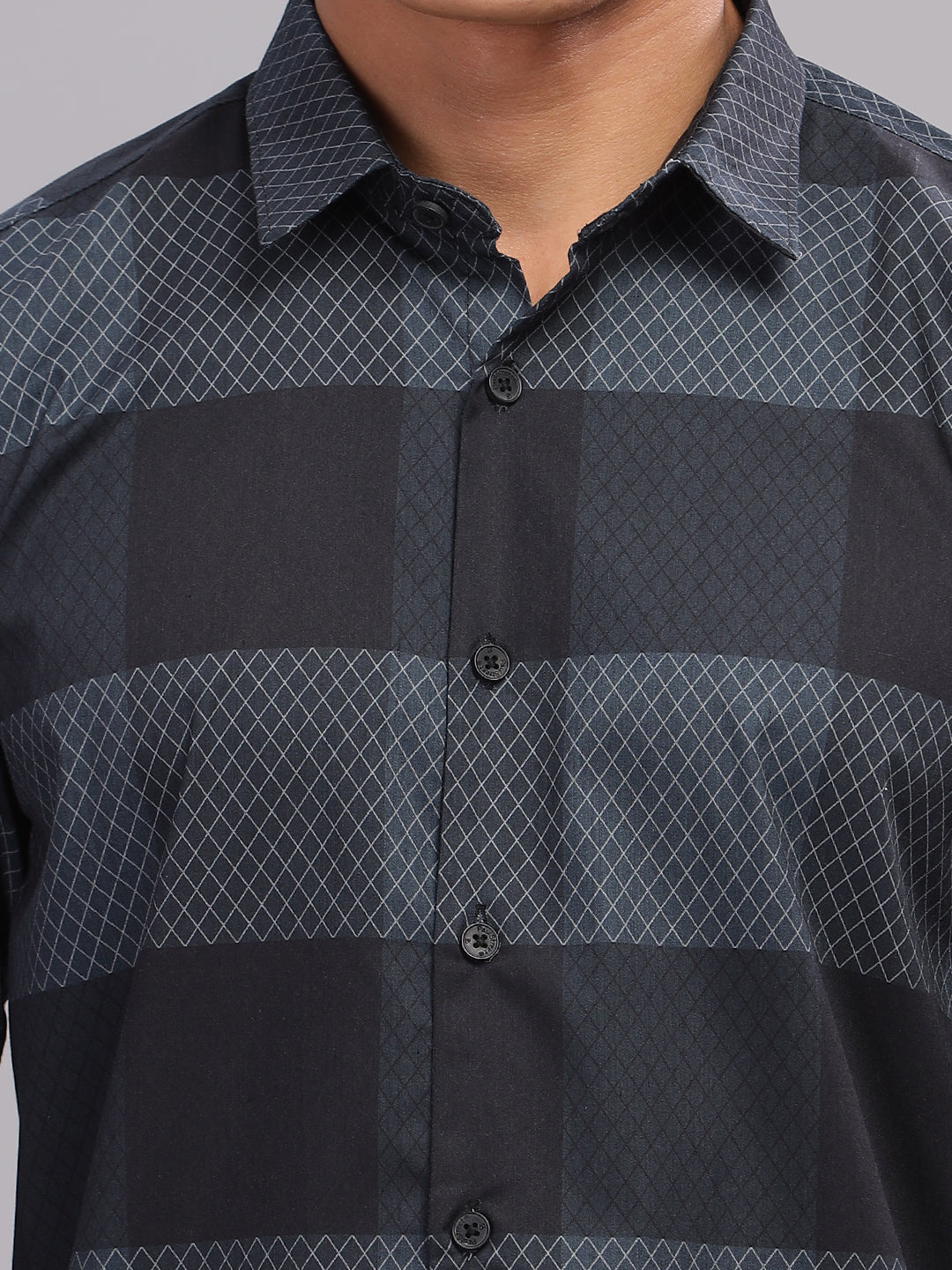 Corby Blue Checks Shirt