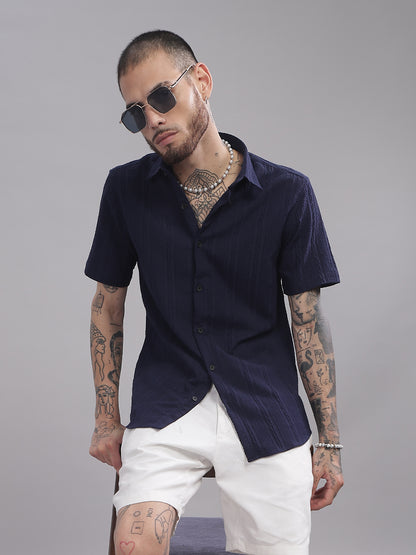 Streak Navy Shirt