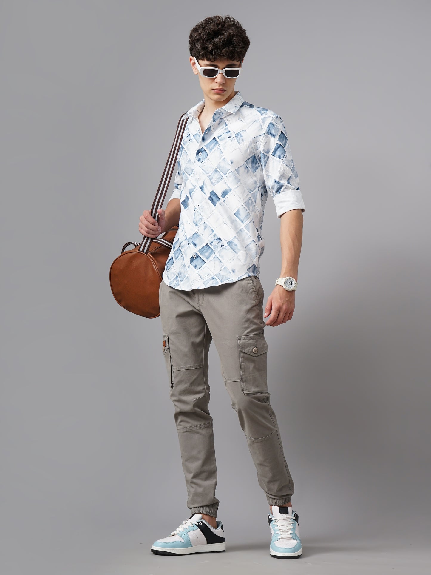 Osaka Blue Print Shirt