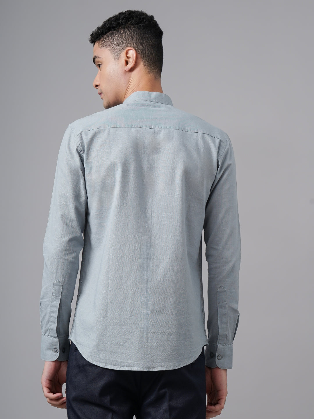 Plano Blue Linen Shirt