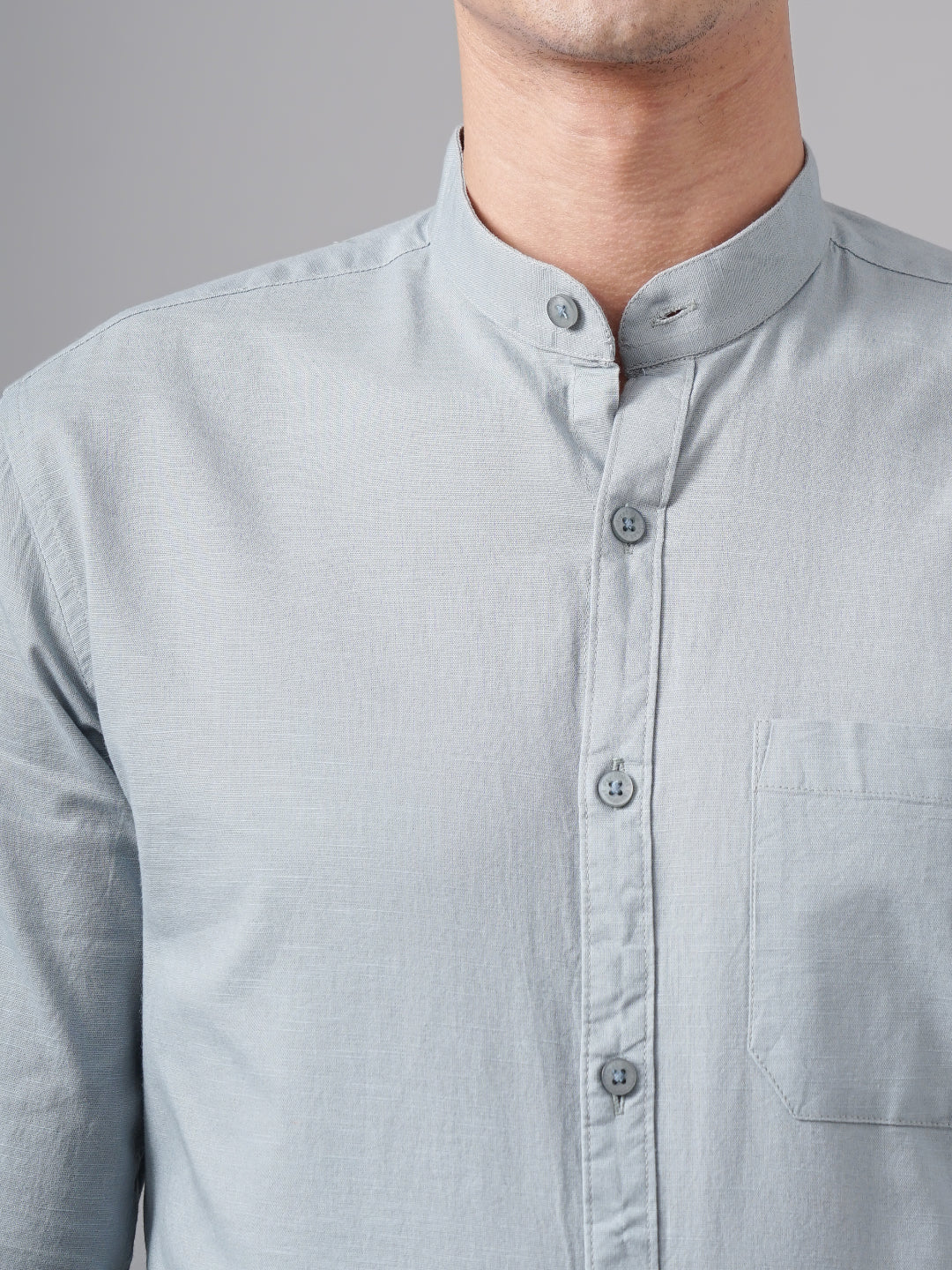 Plano Blue Linen Shirt