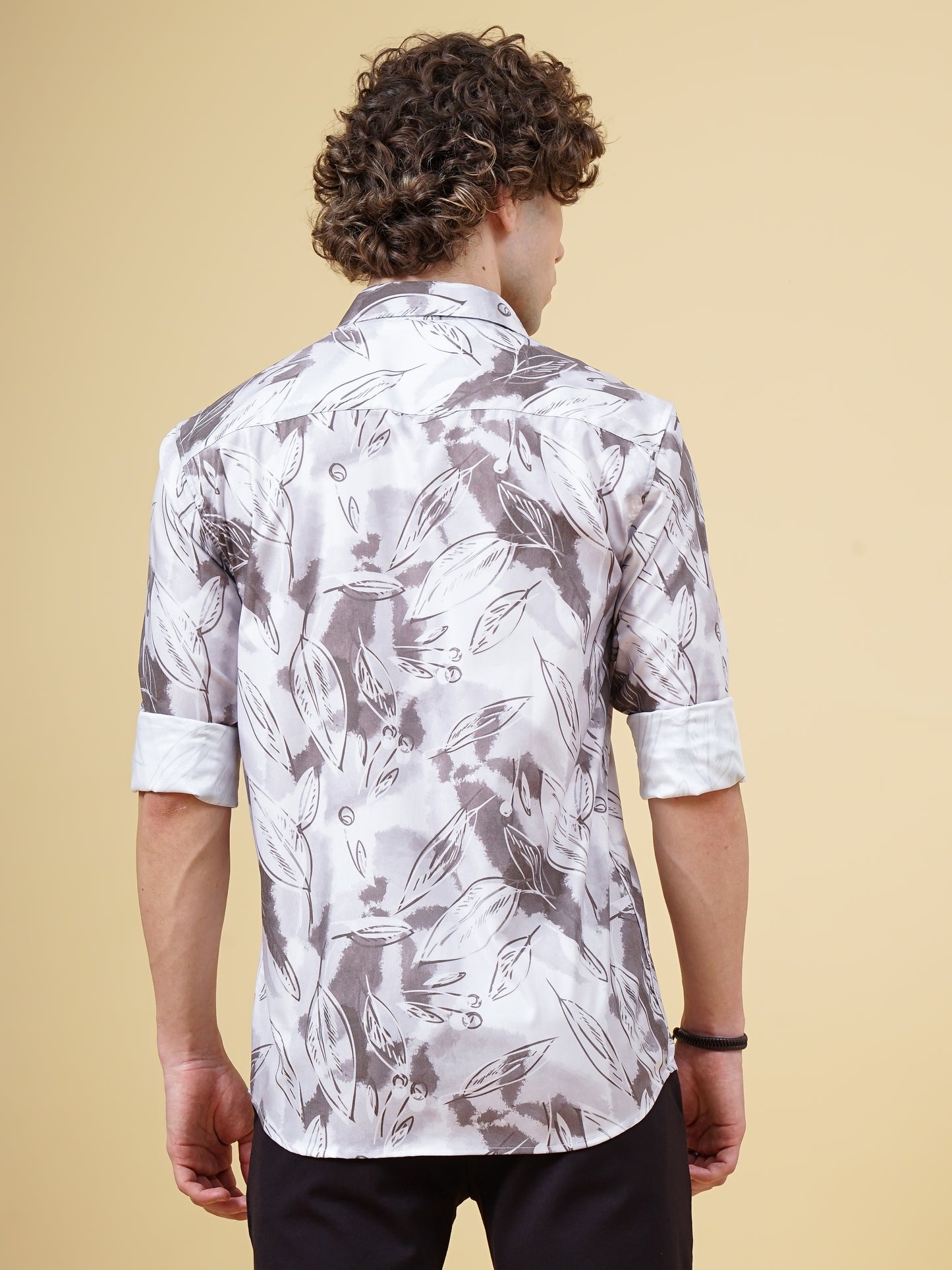 Acacia Beige Floral Shirt