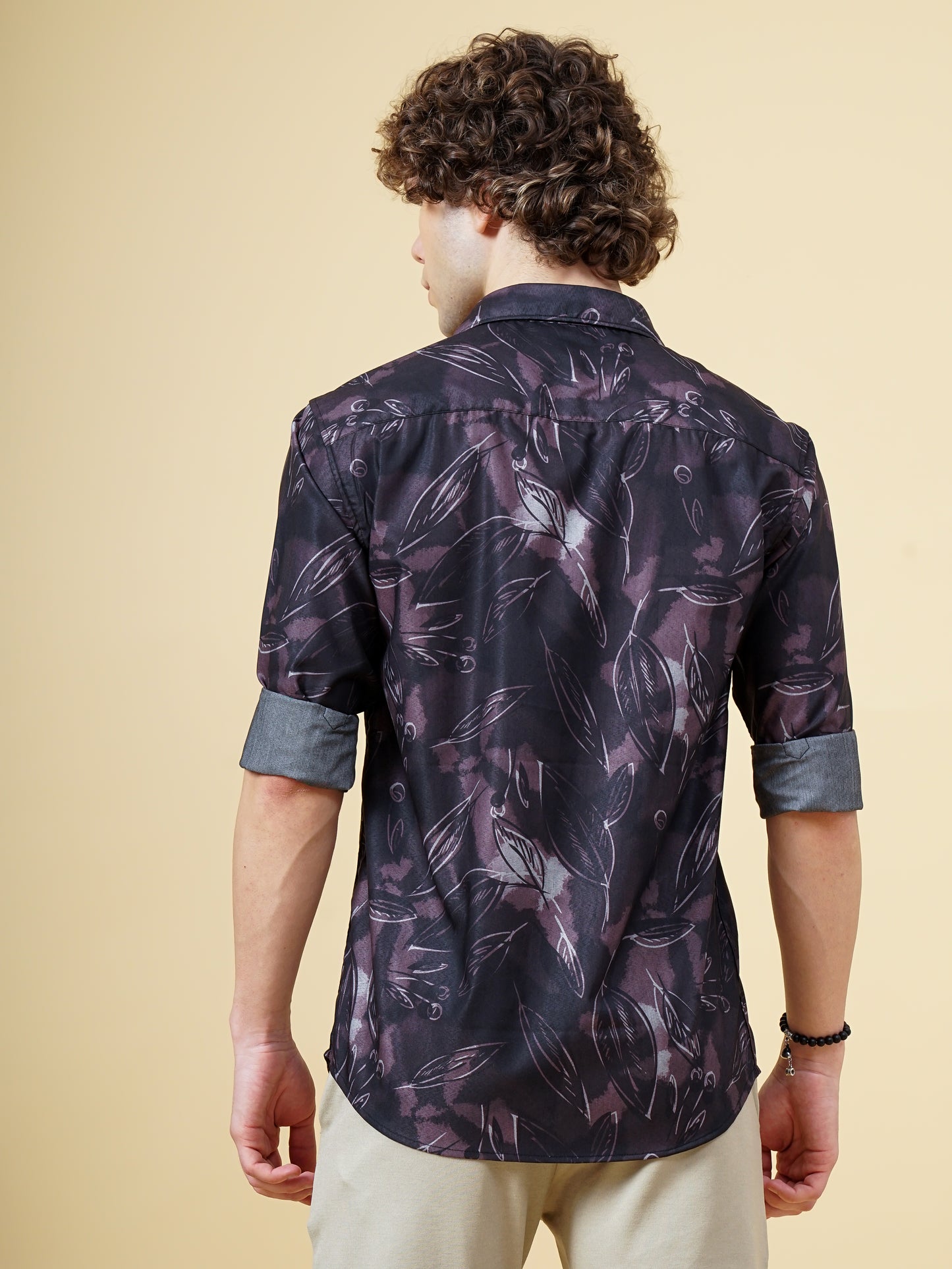 Acacia Black Floral Shirt