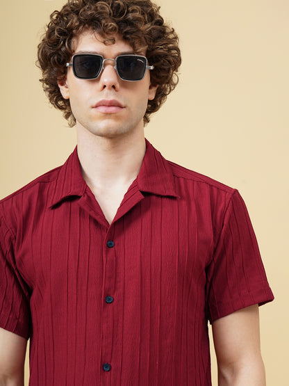 Strix Striped Red Shirt