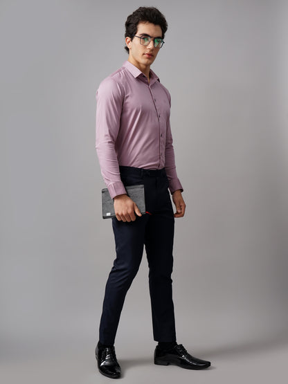 Refine Mauve Solid Shirt