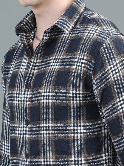 Acton Blue Checks Shirt