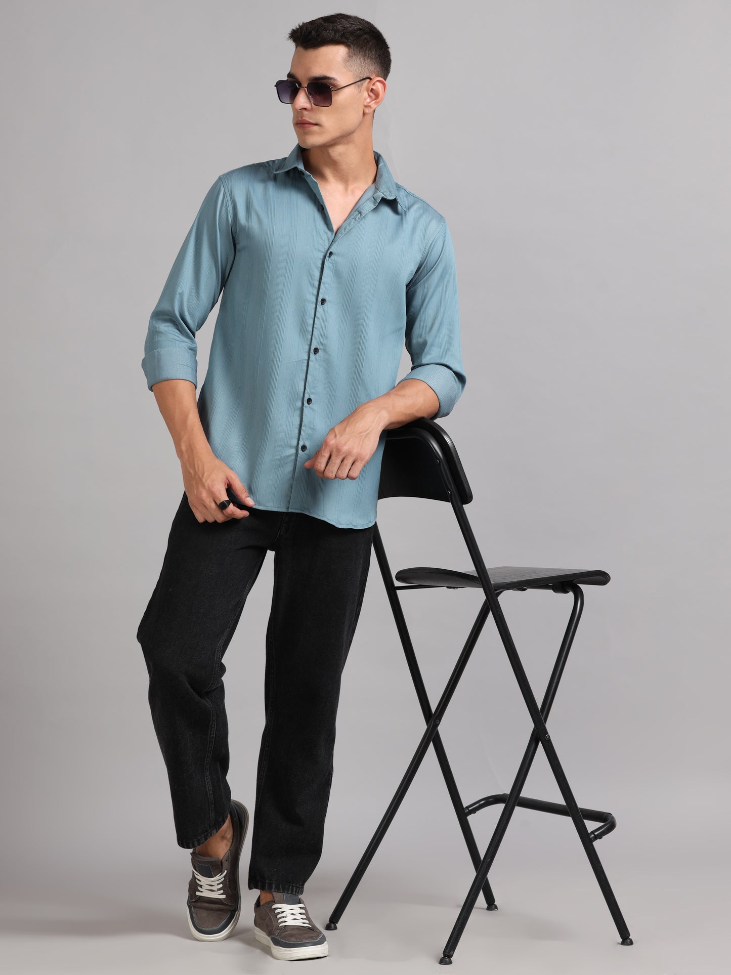 Cordura Solid Blue Shirt