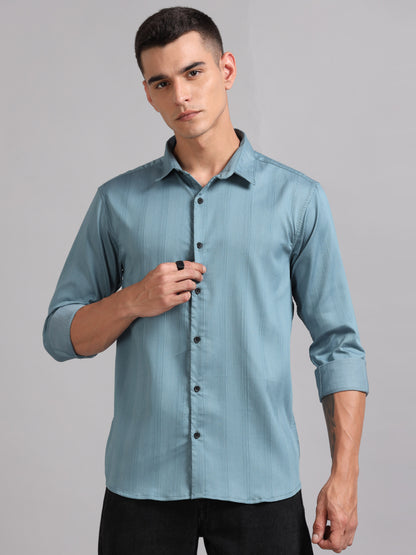 Cordura Solid Blue Shirt