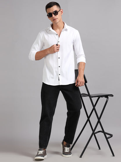 Cordura Solid White Shirt