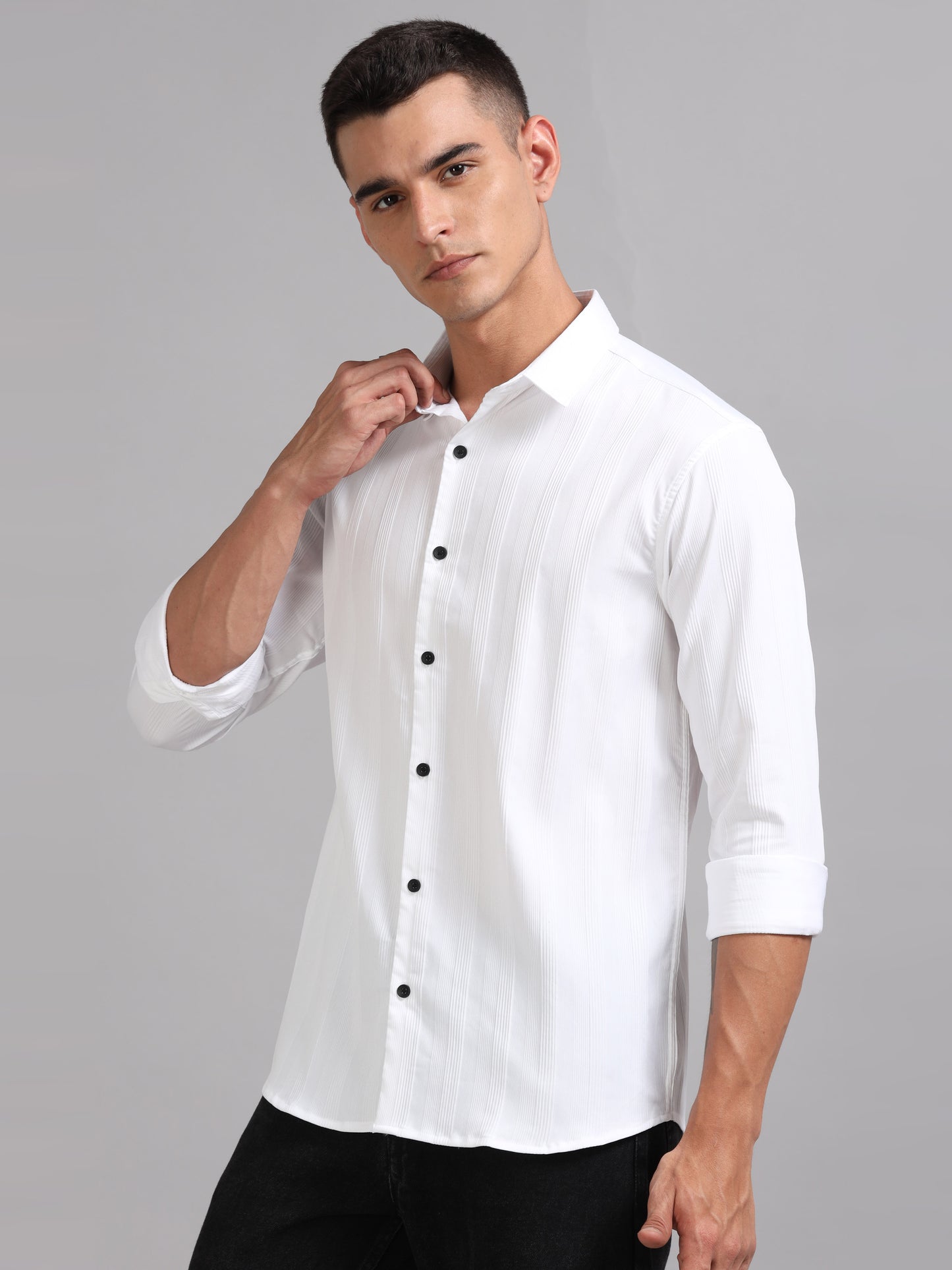 Cordura Solid White Shirt