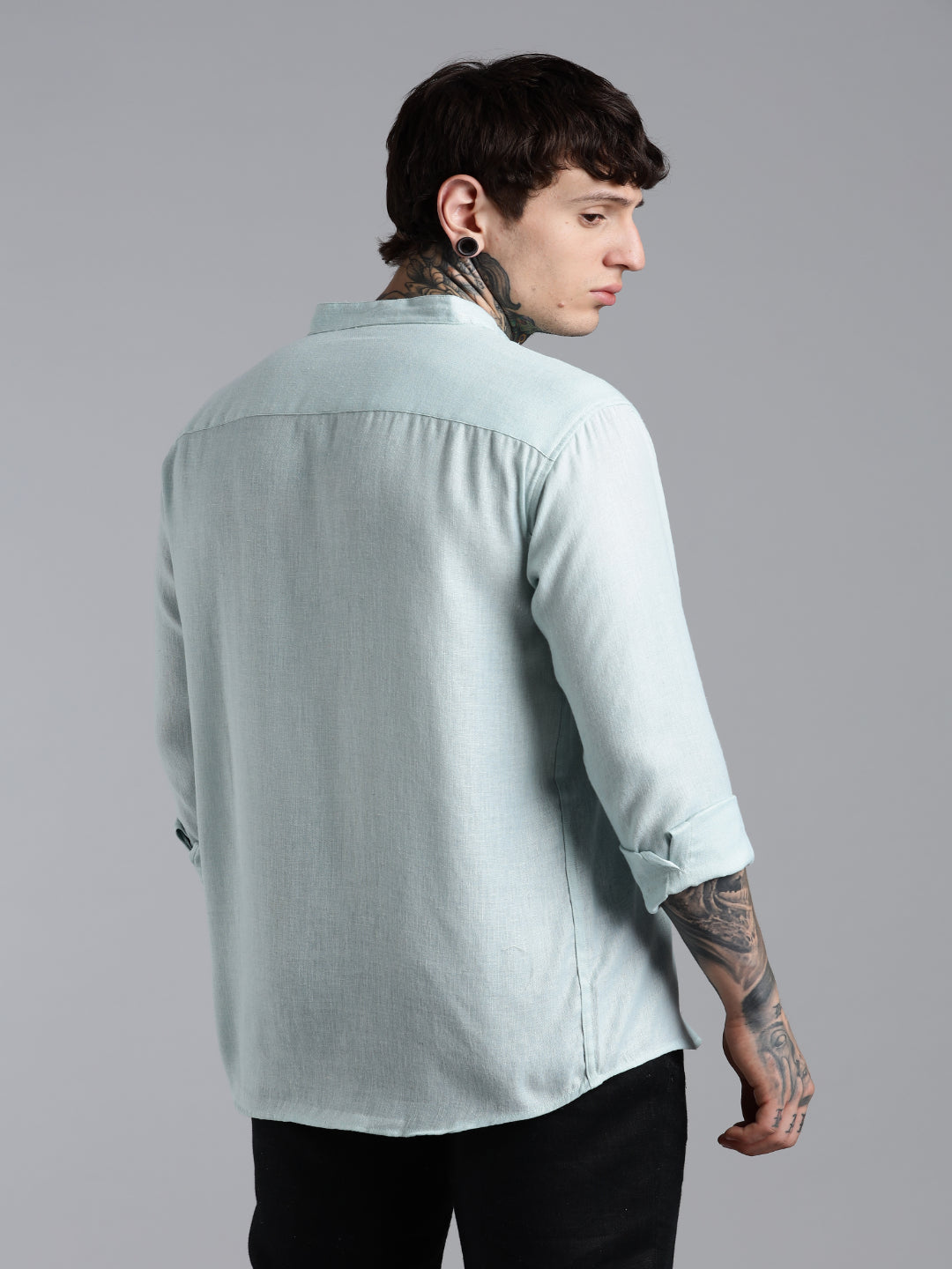 Breezy Green Linen Shirt