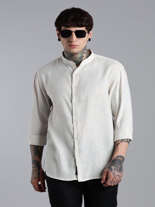 Breezy White Linen Shirt