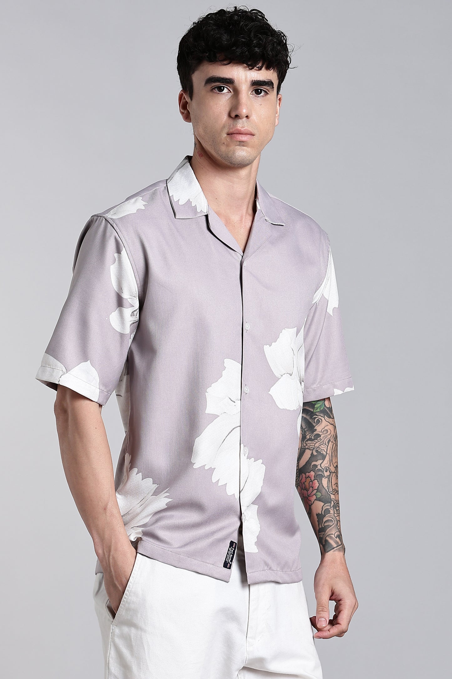 Solano Mauve Floral Shirt