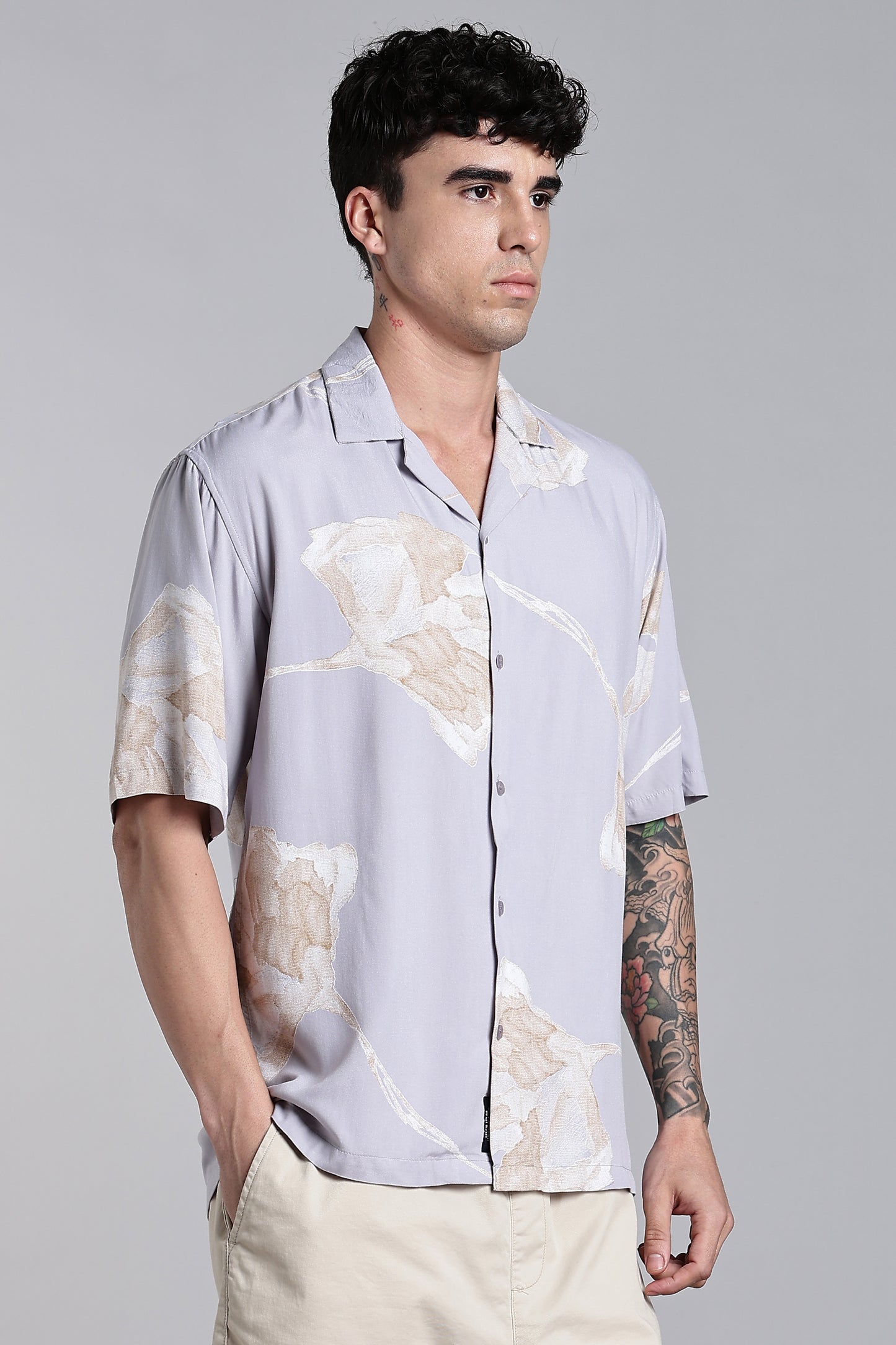 Tropivo Lilac Floral Shirt
