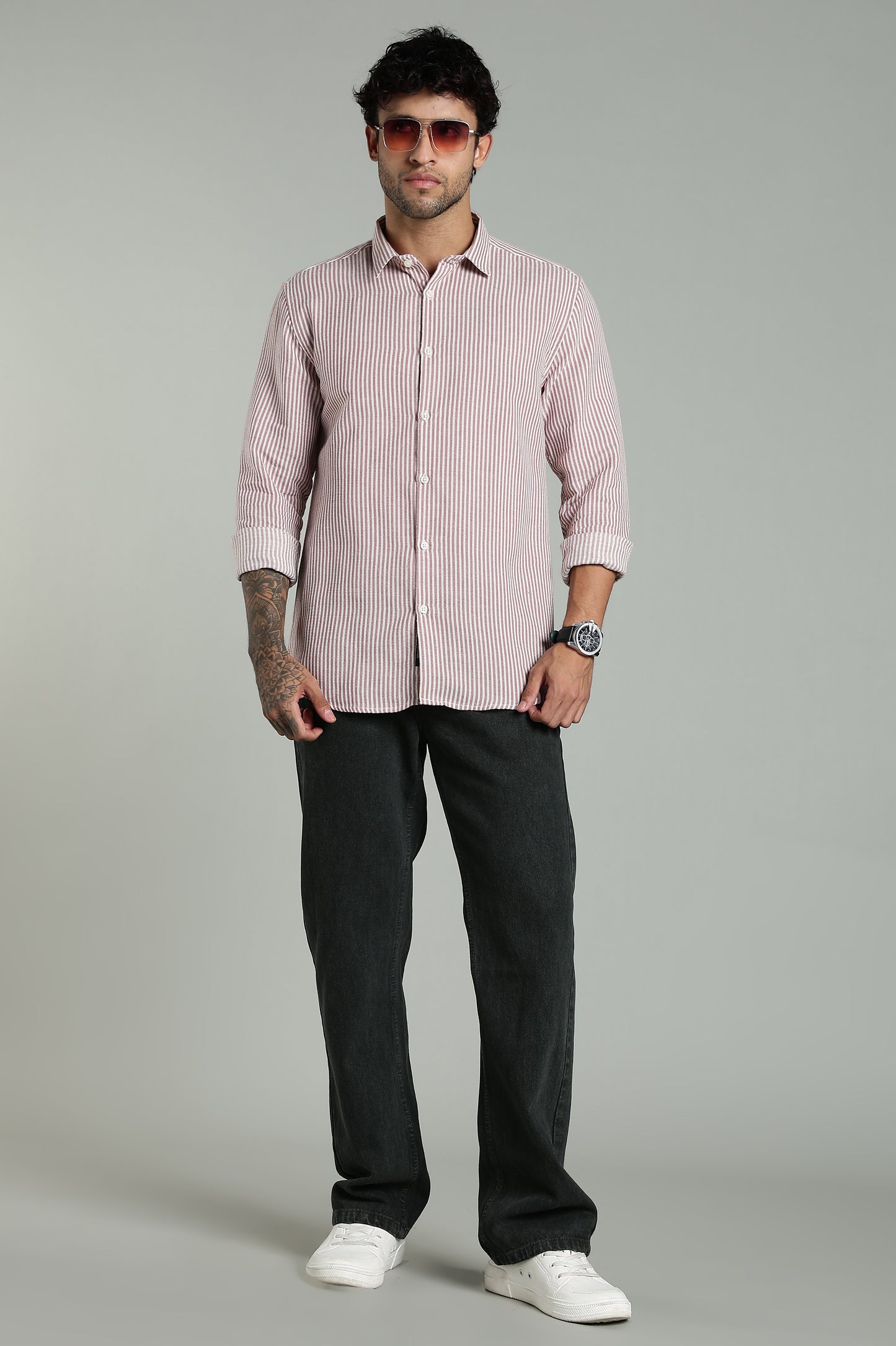 Looma Pink Stripes Shirt