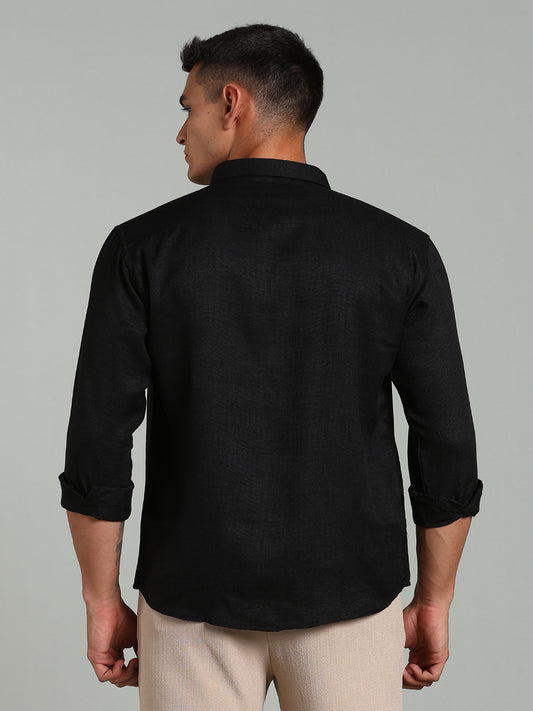 Striv Black Solid Shirt