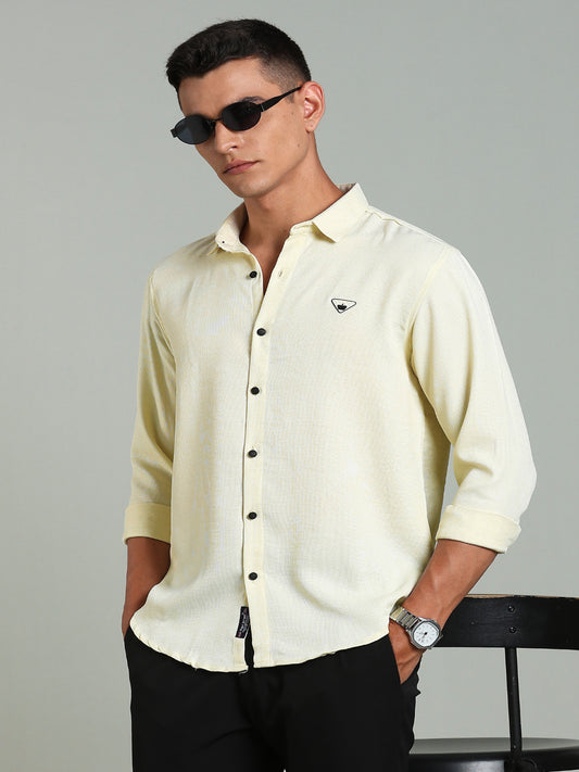 Yellow Striv Solid Shirt