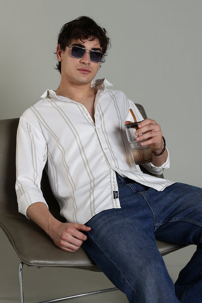 Stran White Striped Shirt