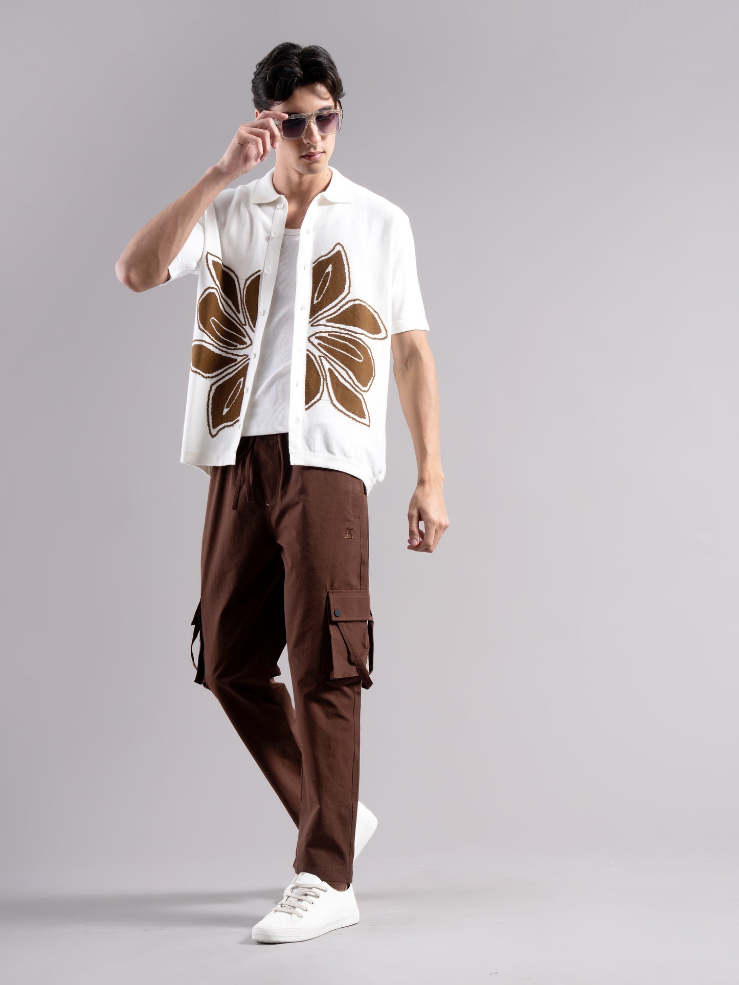 Alvar White Knit Shirt