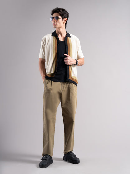 Aldren Beige Knit Shirt