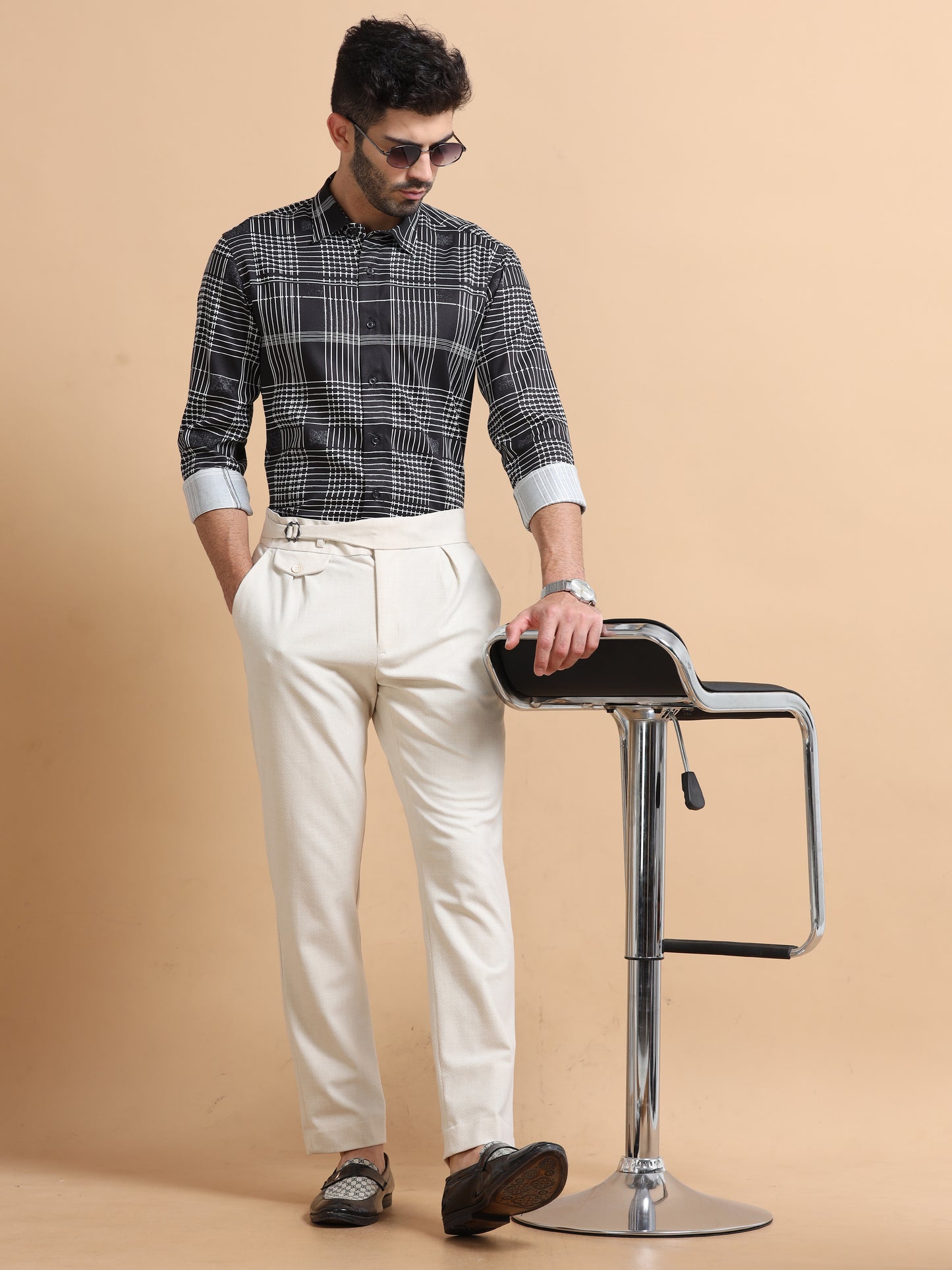 Braven Black Checks Shirt