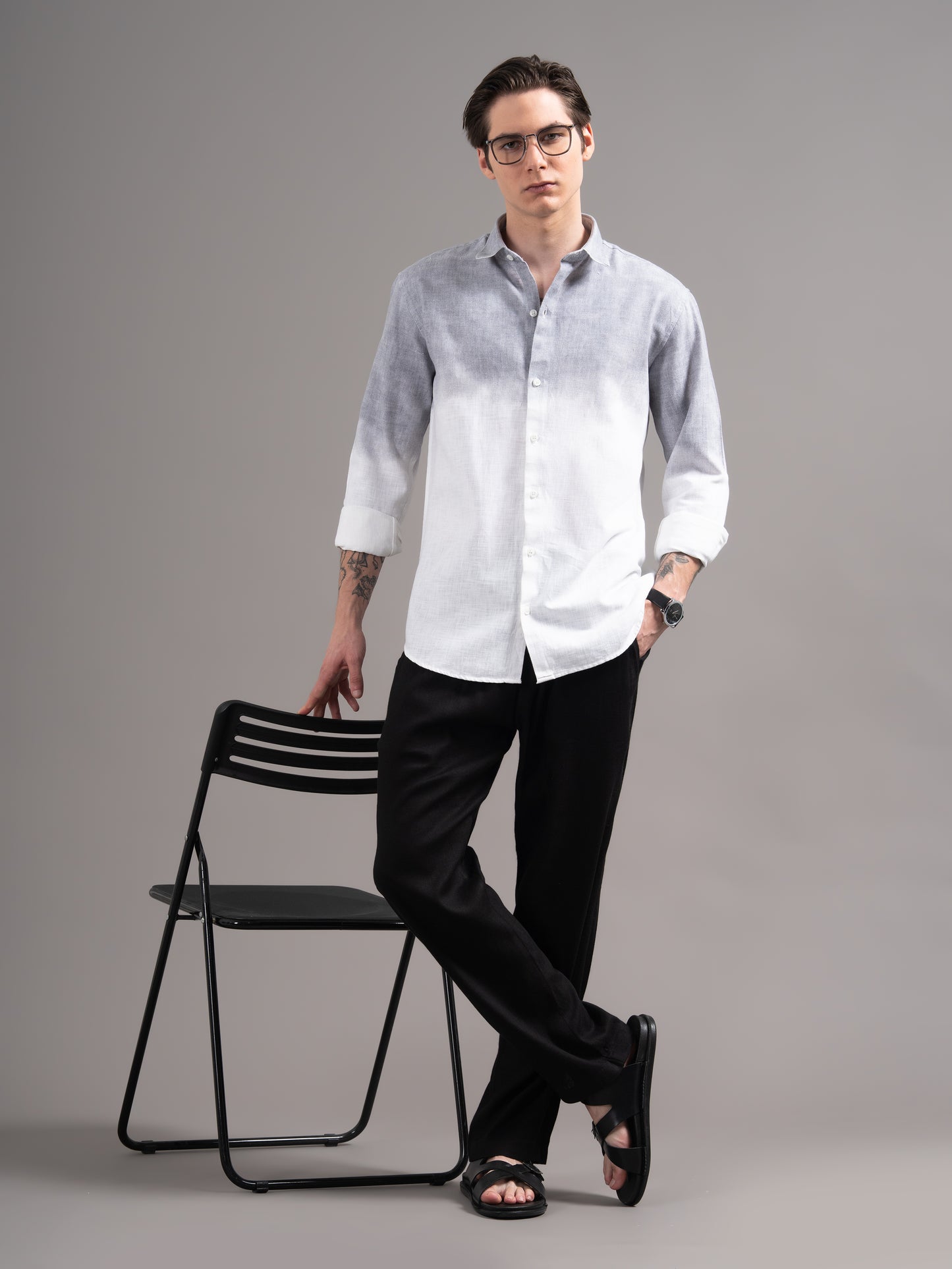 Calen Grey Ombre Shirt