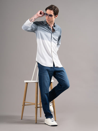 Caro Blue Ombre Shirt