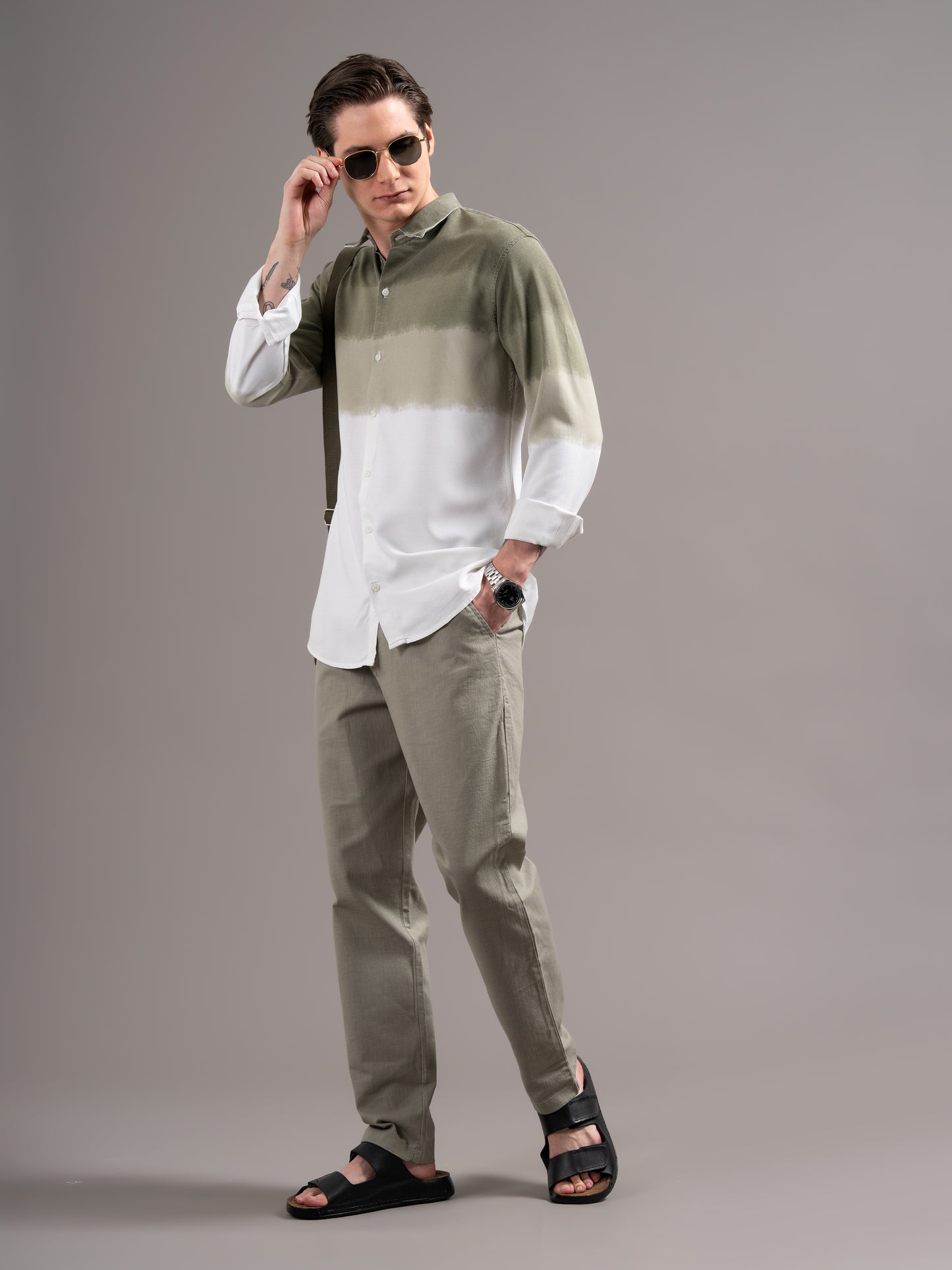 Caro Green Ombre Shirt