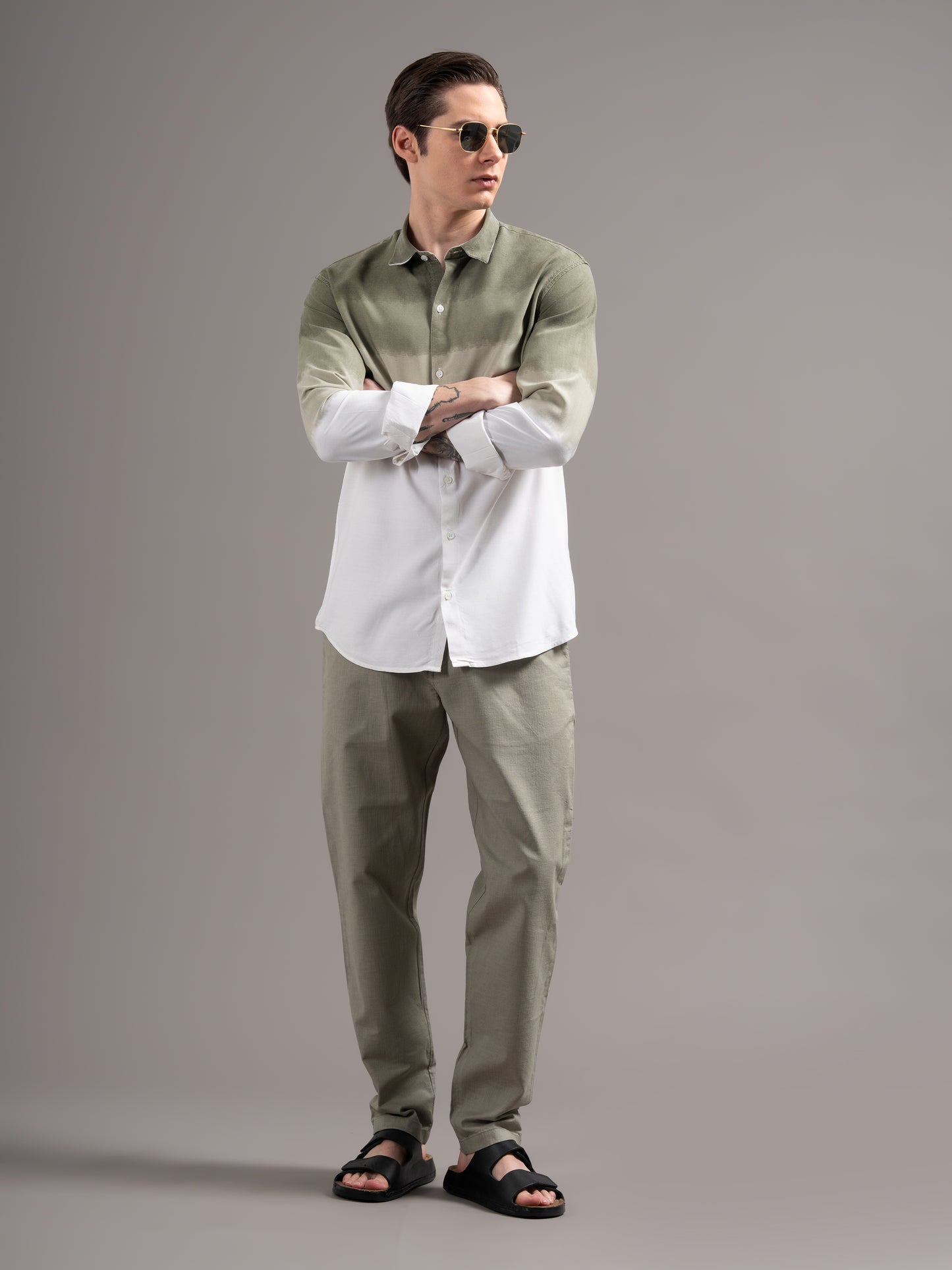 Caro Green Ombre Shirt