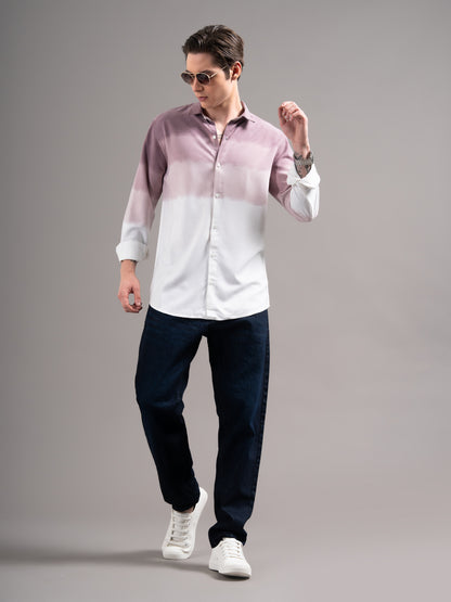 Caro Mauve Ombre Shirt