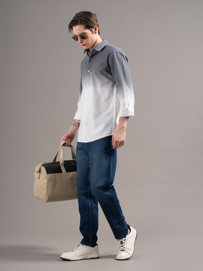 Cavor Grey Ombre Shirt