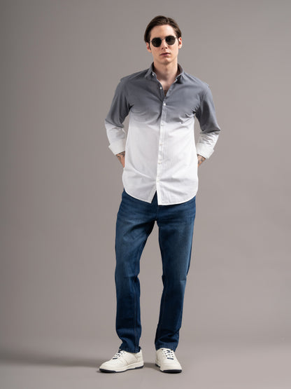 Cavor Grey Ombre Shirt