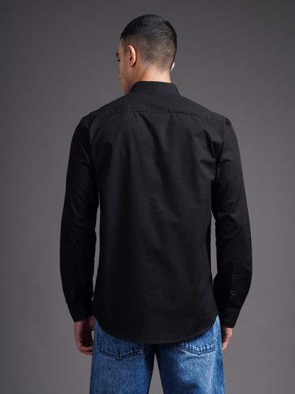 Eldon Black Self Design Shirt