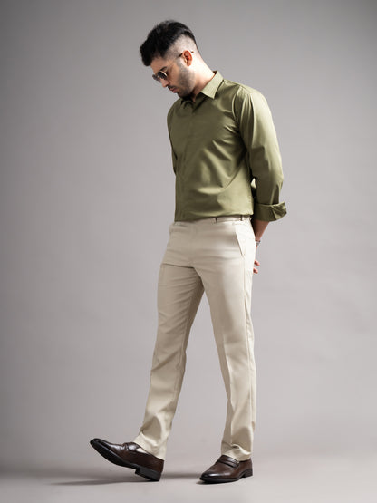Evin Green Solid Shirt