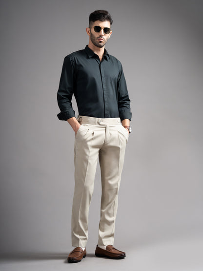 Evin Olive Solid Shirt