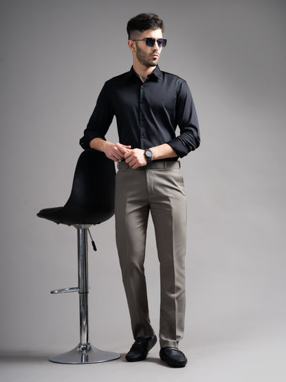 Garn Solid Black Shirt
