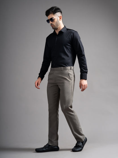 Garn Solid Black Shirt