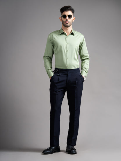 Garn Solid Green Shirt