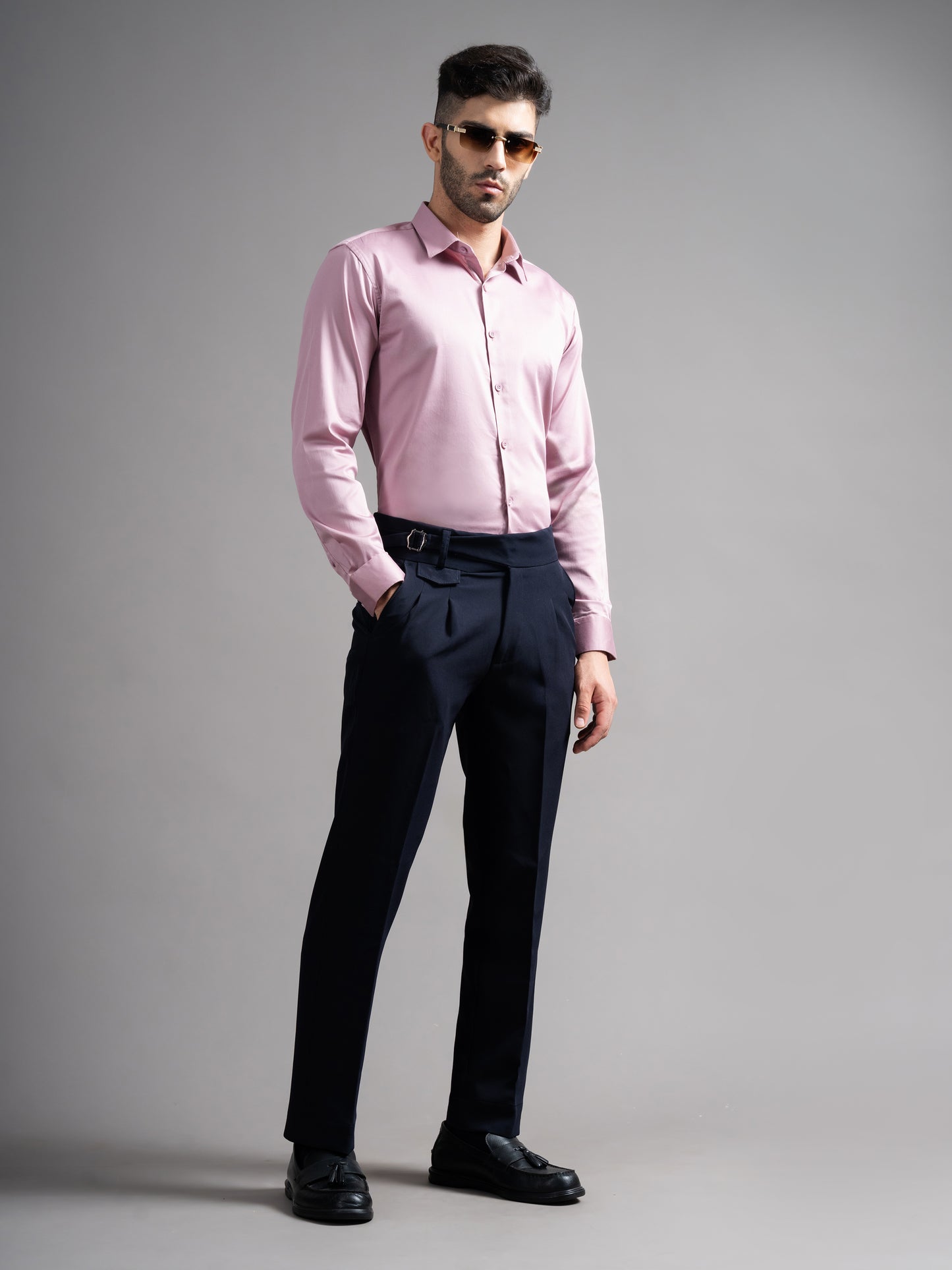 Garn Solid Pink Shirt