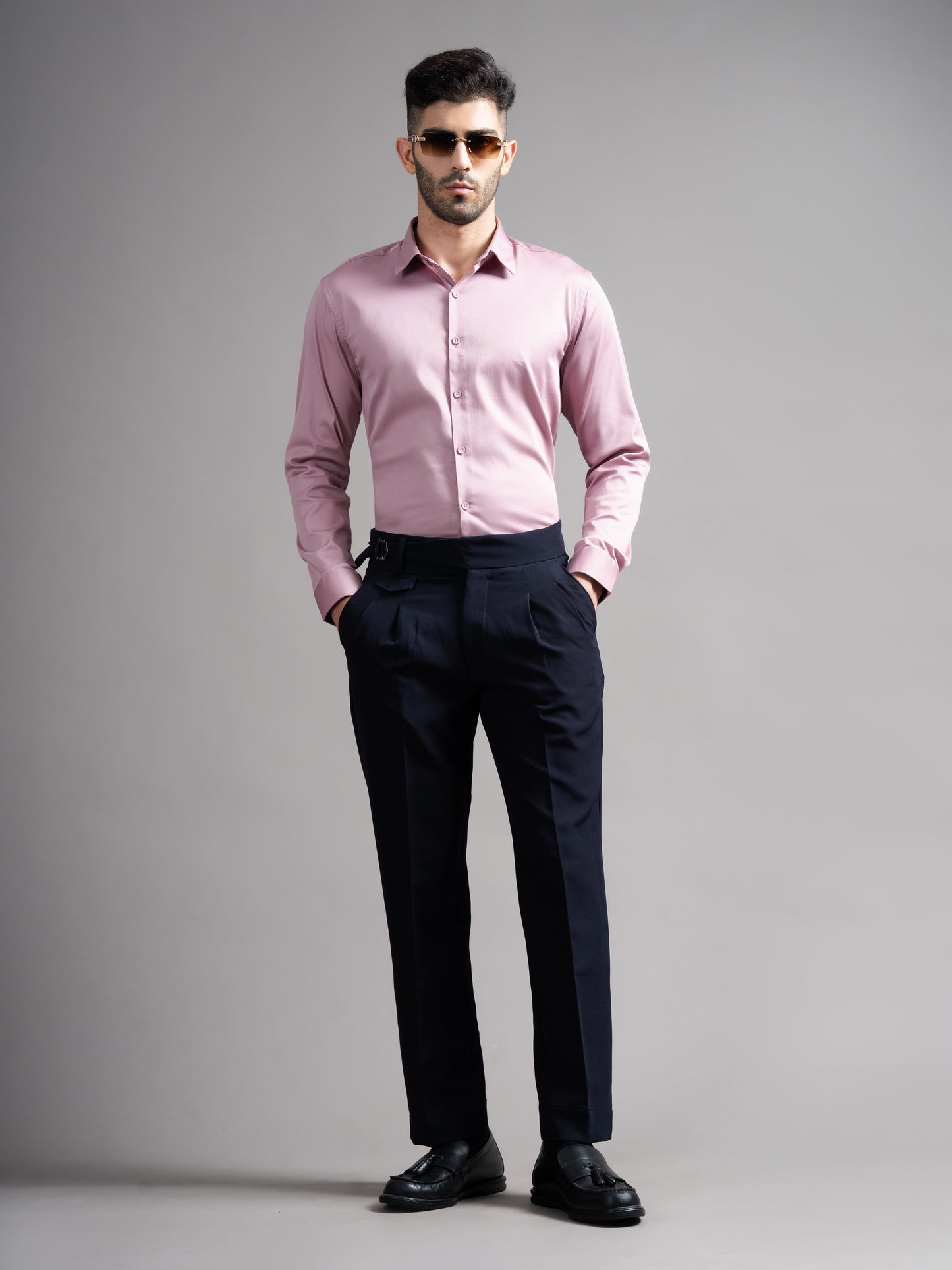 Garn Solid Pink Shirt