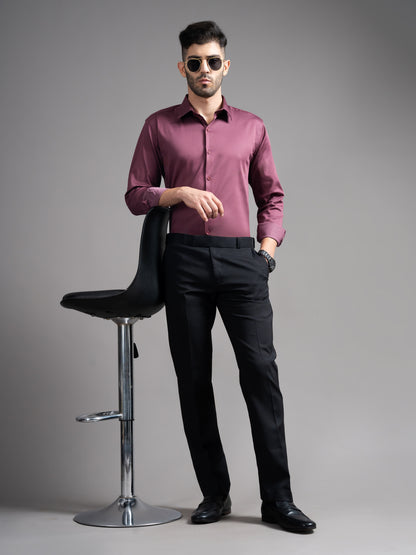 Garn Solid Wine Shirt