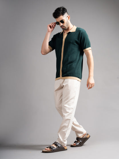 Dane Olive Knit Shirt