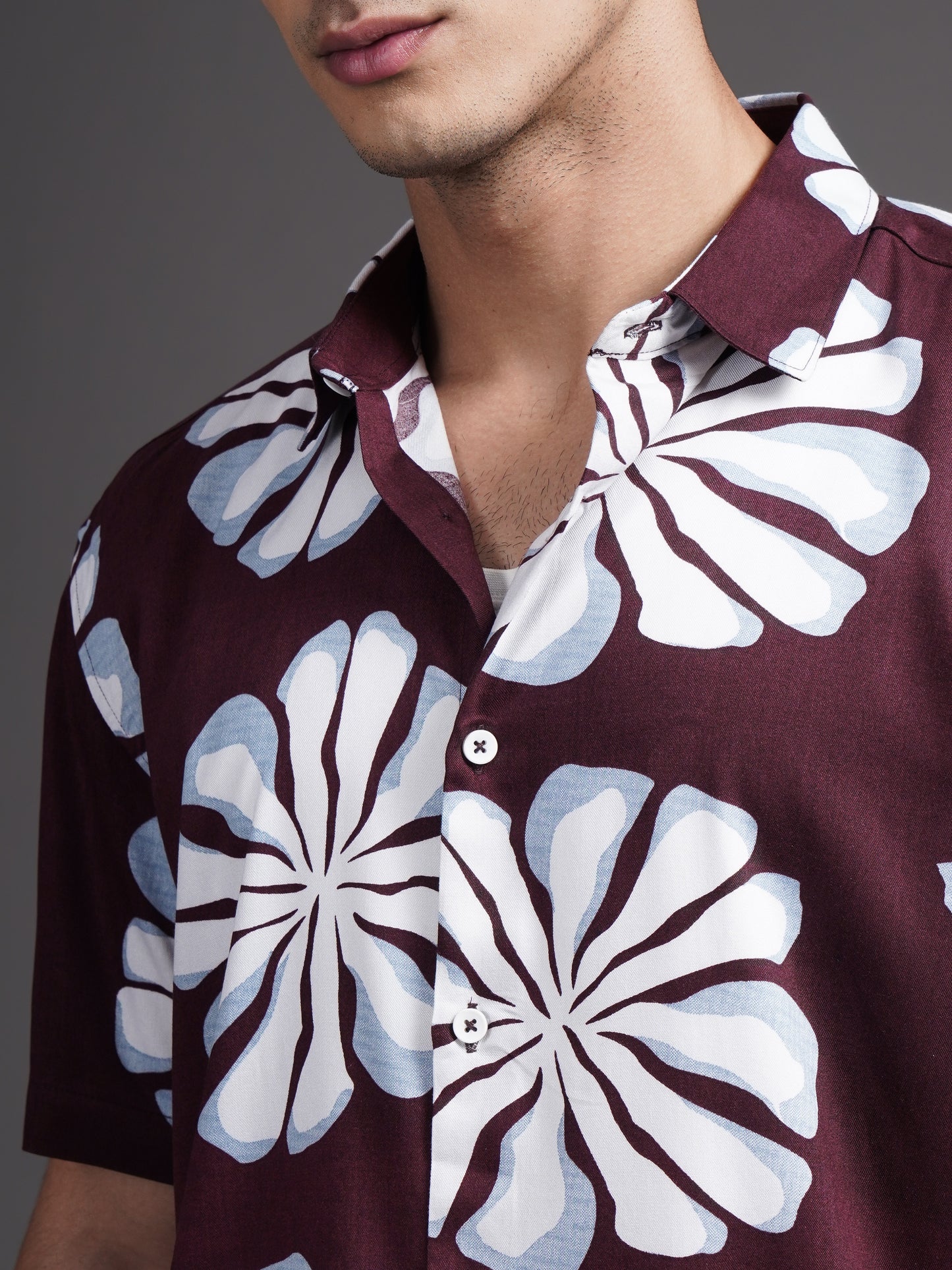 Eldun Black Printed Shirt